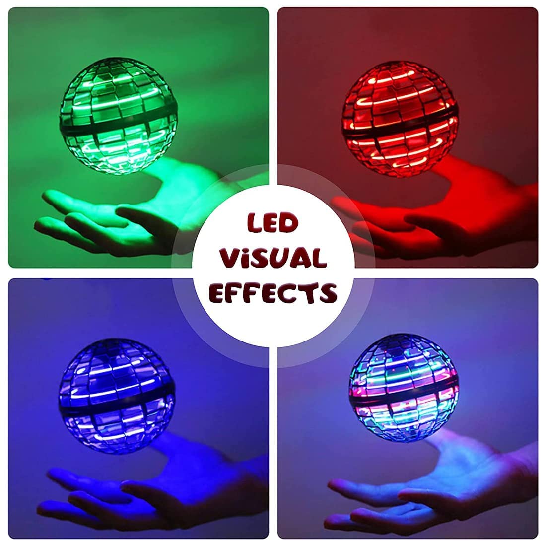 Magic Boomerang Spinner ā Rechargeable LED Flying Ball Toy
