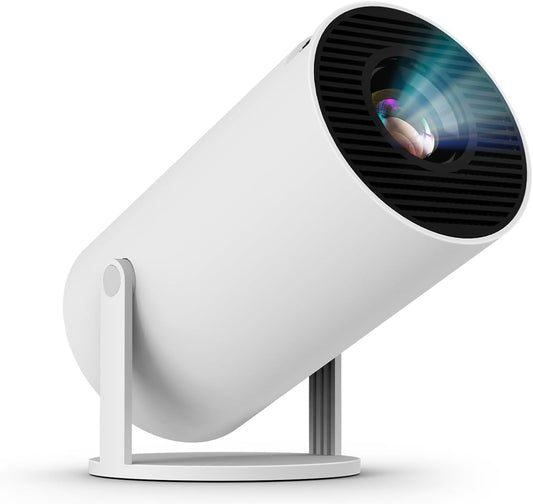 📽️ Smart 4K Mini Projector – 📡 WiFi, 🎧 BT 5.0, 🤖 Android 11, 🔄 180° Rotate